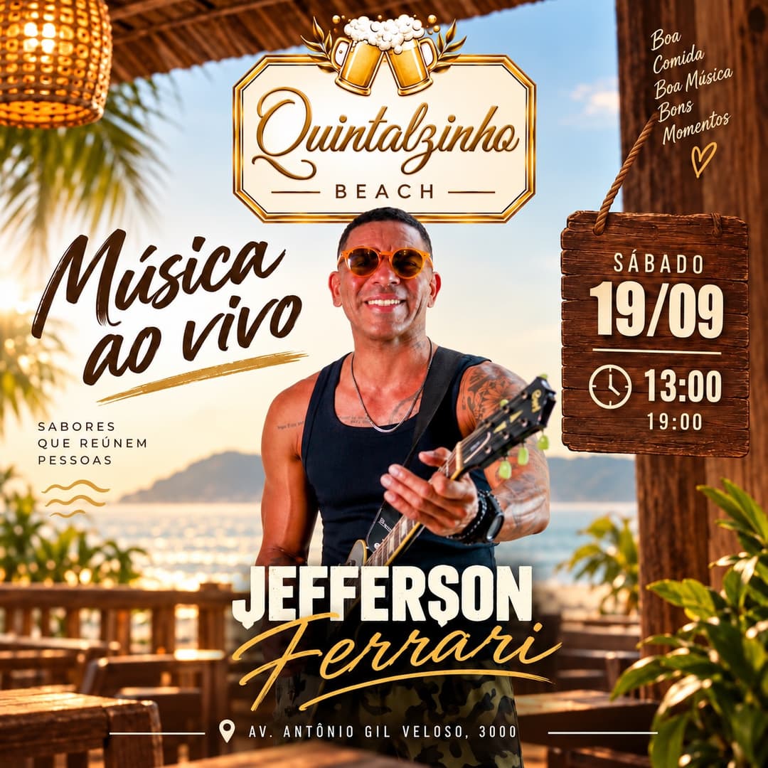 Flyer de Jefferson Ferrari