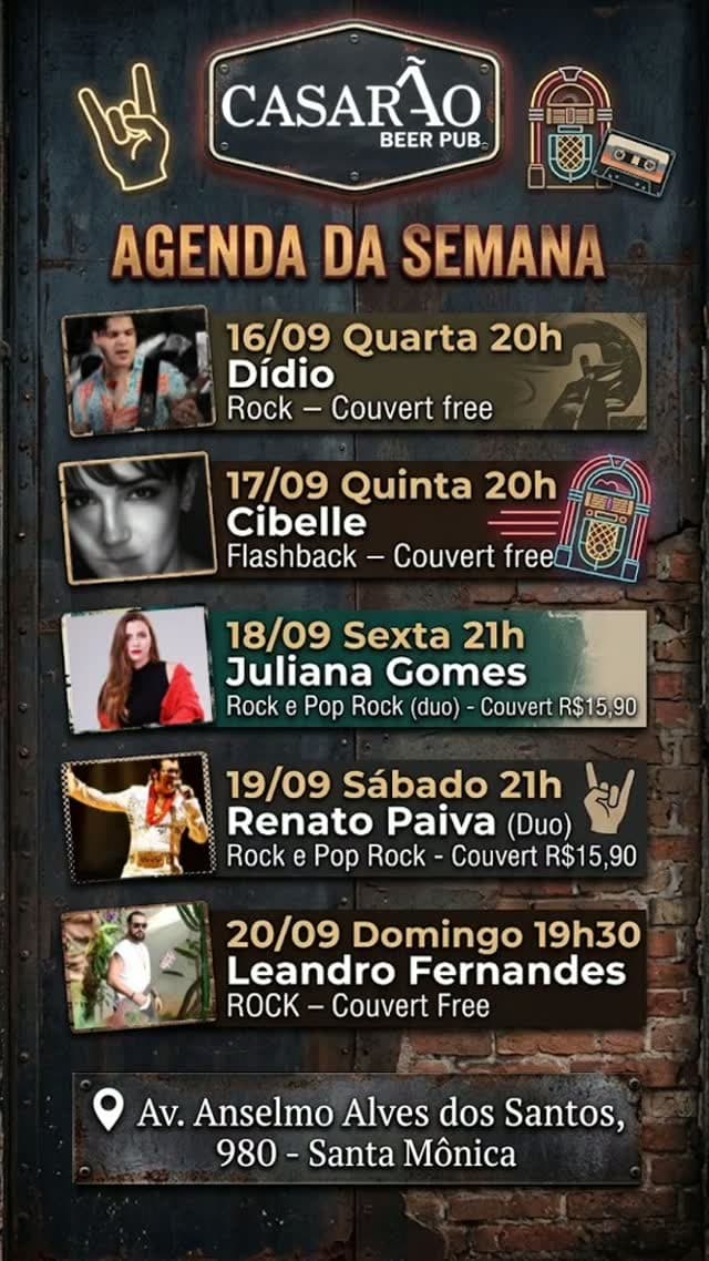 Flyer de Leandro Fernandes