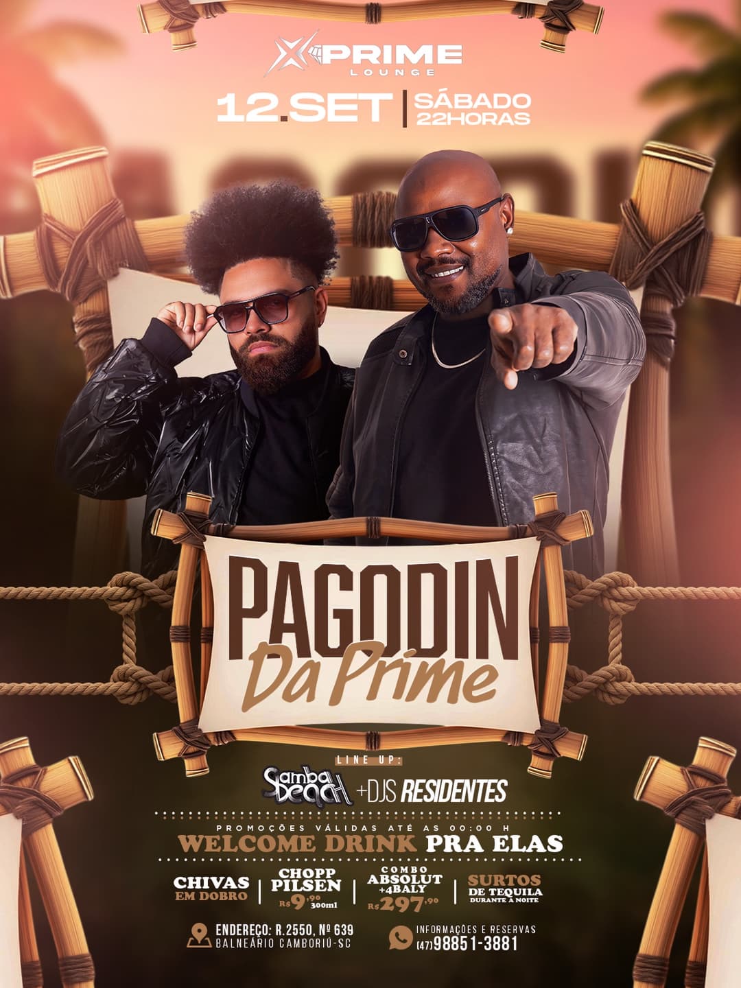 Flyer de Samba Beach