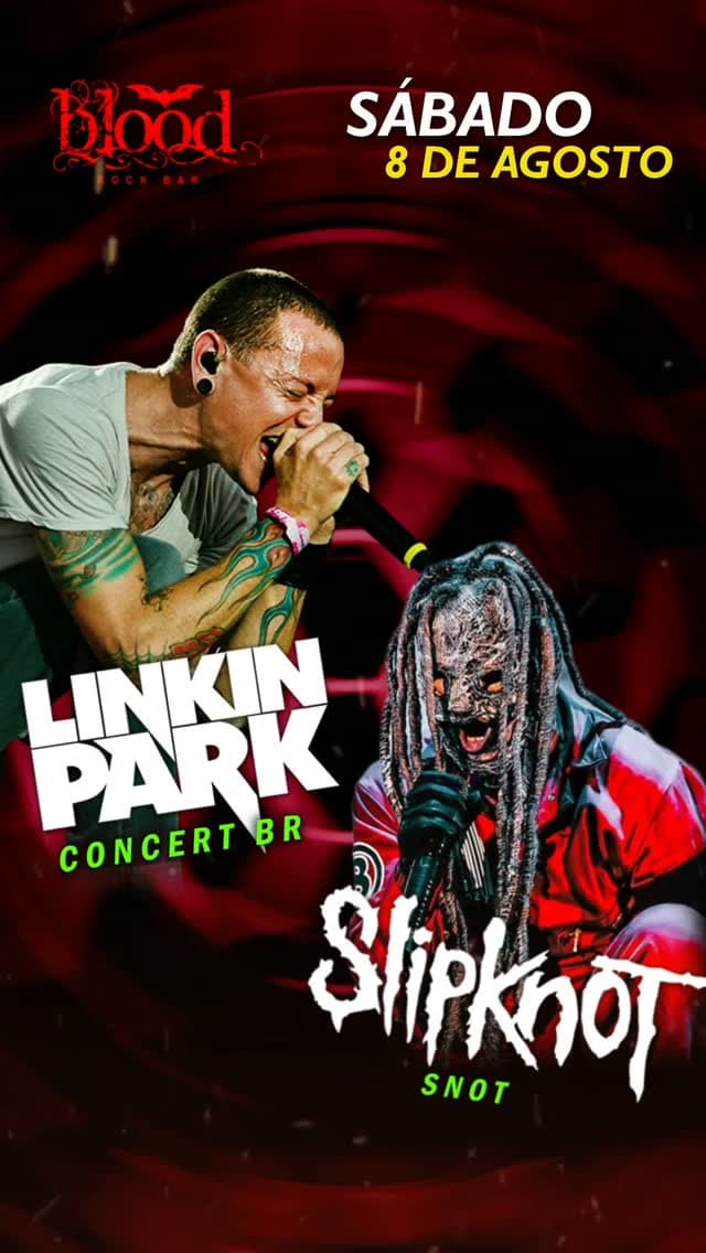 Flyer de SnoT e Linkin Park Concert
