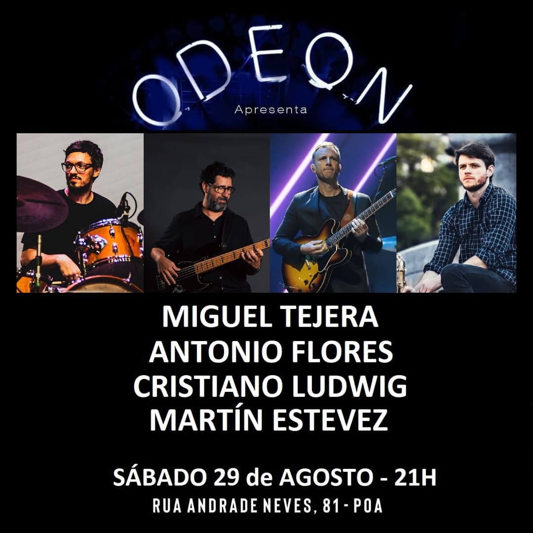 Flyer de Miguel Tejera, Antonio Flores e mais 2 artistas
