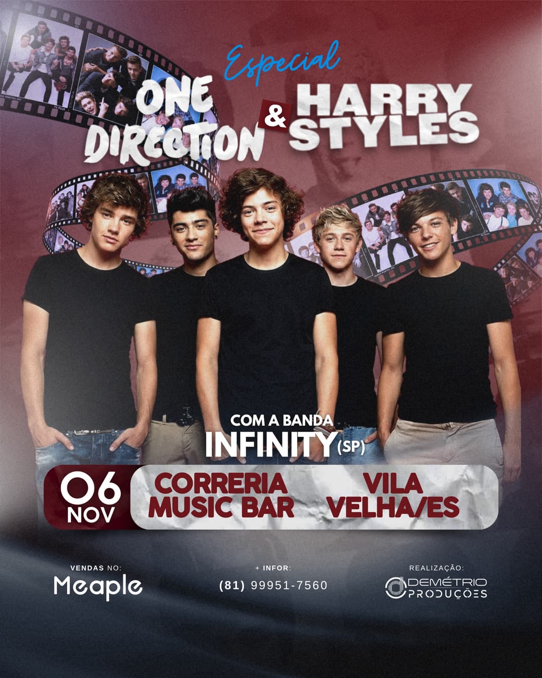 Flyer de Banda Infinity