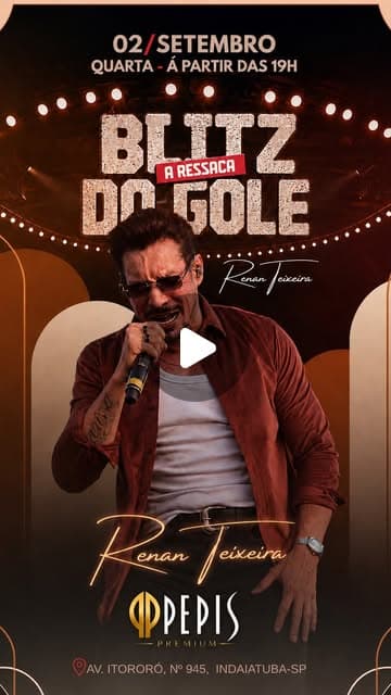 Flyer de Renan Teixeira