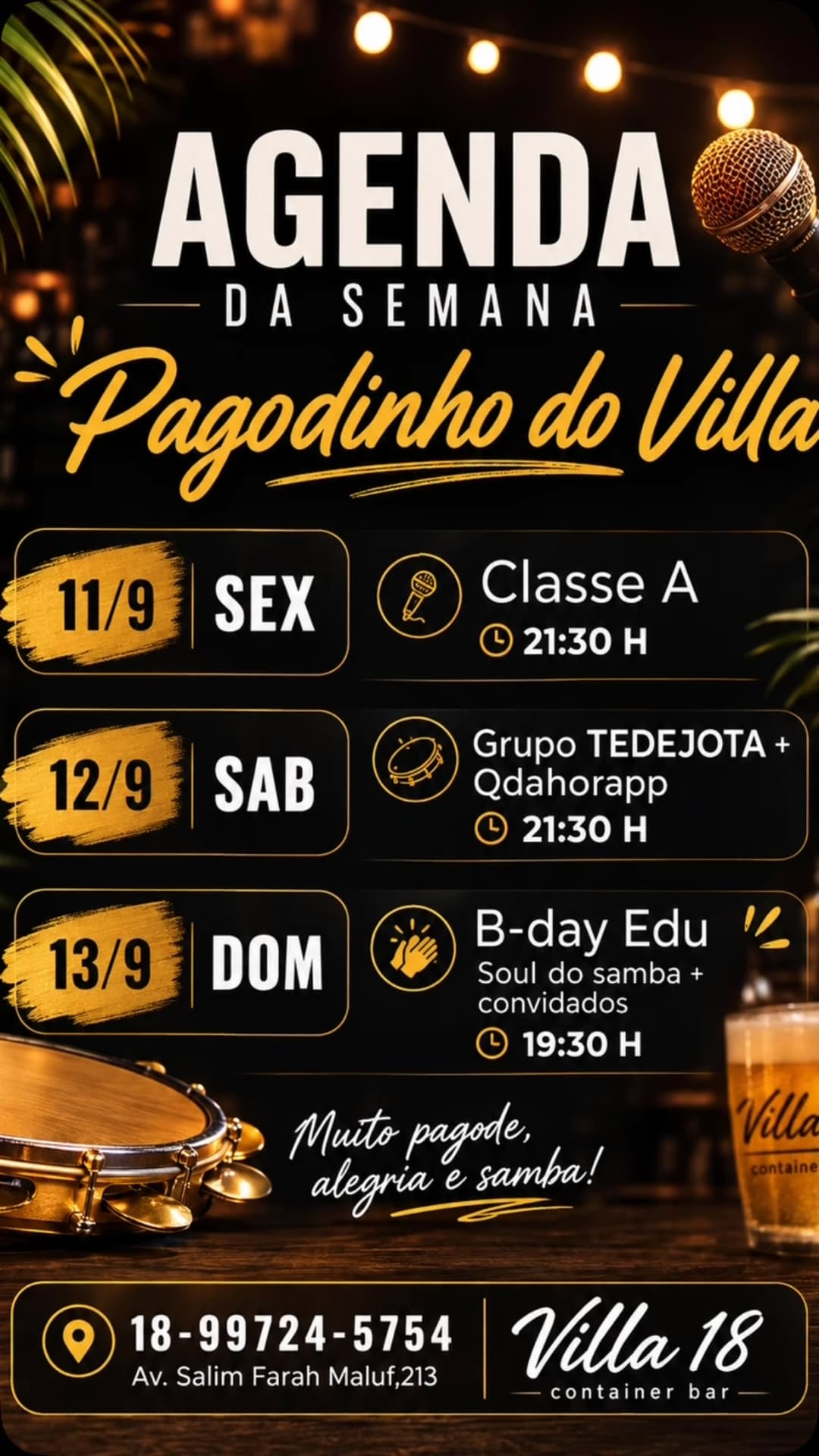 Flyer de Grupo TeDeJota TDJ e Qdahorapp