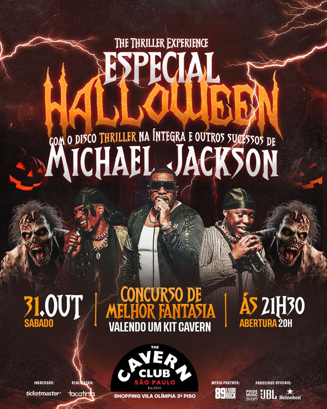 Flyer de The Thriller Experience