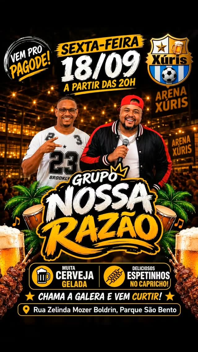 Flyer de Grupo Nossa Razão