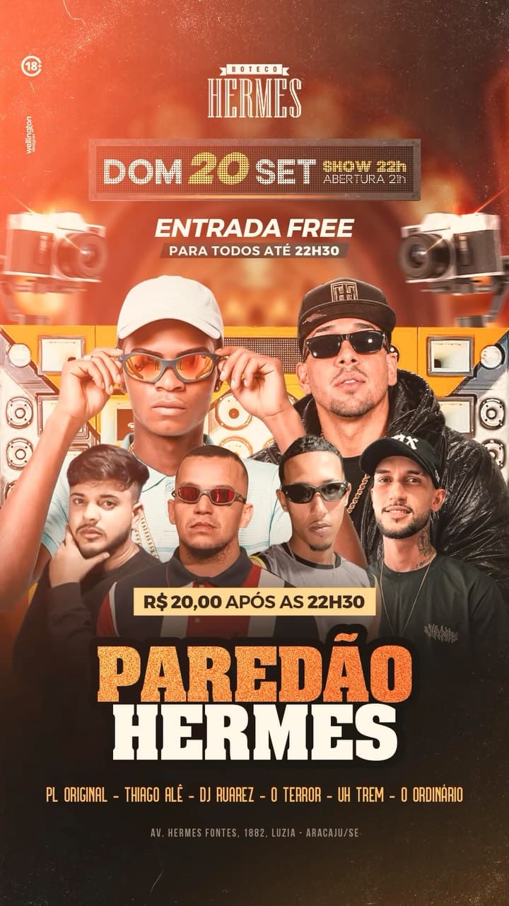 Flyer de DJ Ruarez, PL ORIGINAL, O Terror e mais 3 artistas