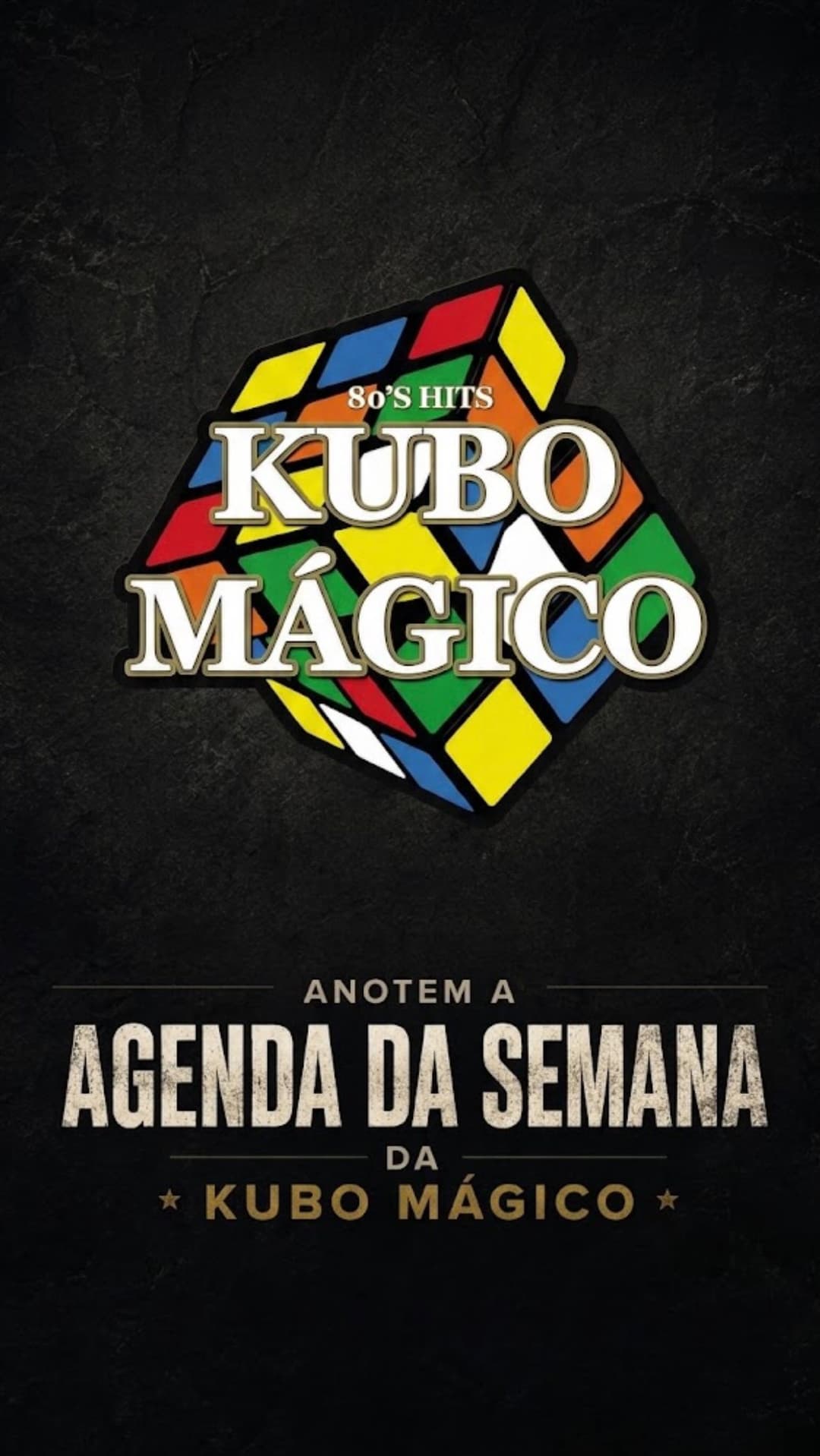 Flyer de Banda Kubo Mágico
