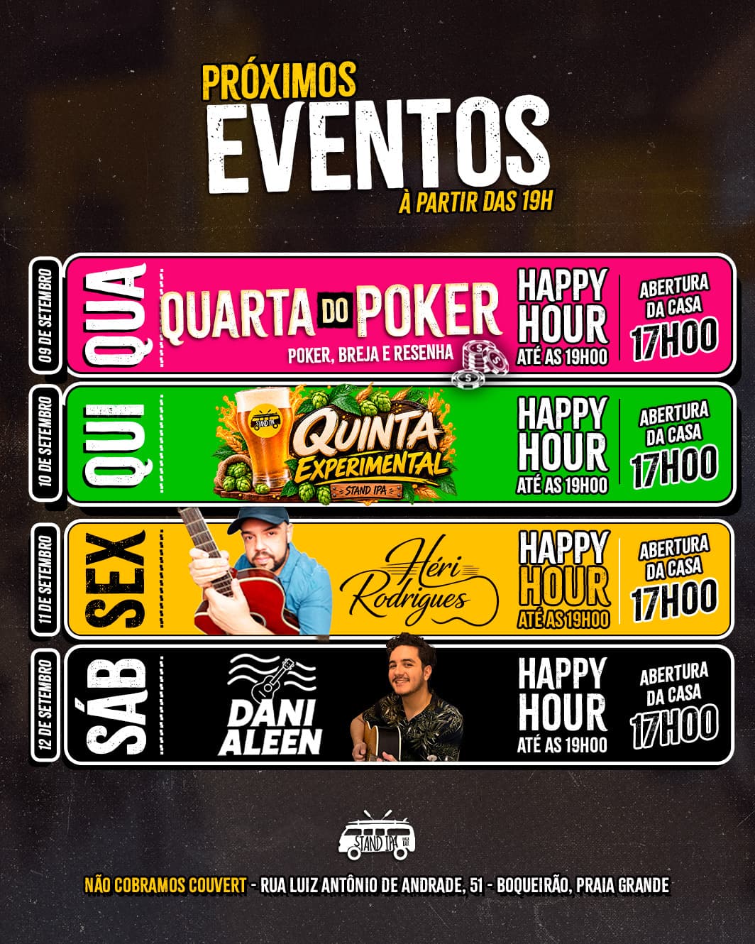 Flyer de Dani Aleen