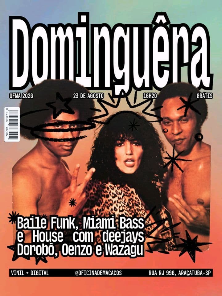 Flyer de Enzo Santos, wazagudj e andre.jundi