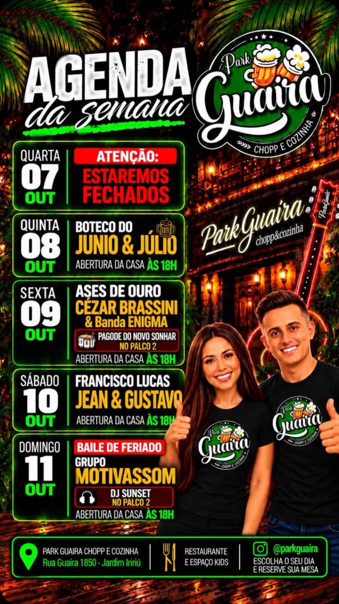 Flyer de Boteco do Junio & Julio