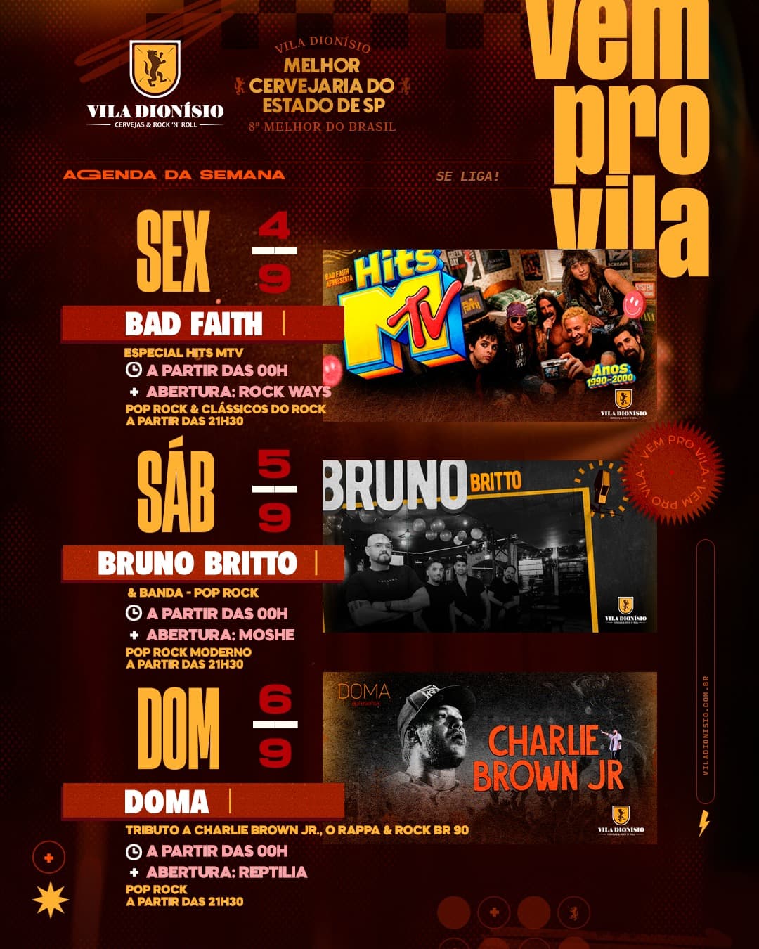 Flyer de Doma e REPTILIA