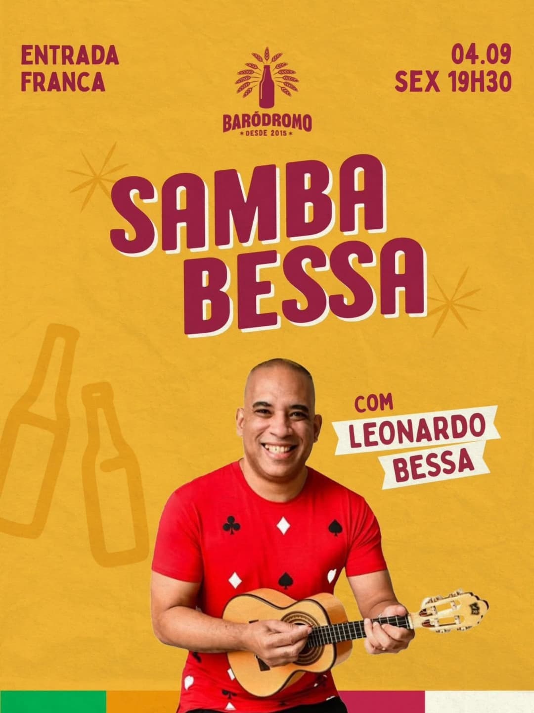 Flyer de Leonardo Bessa