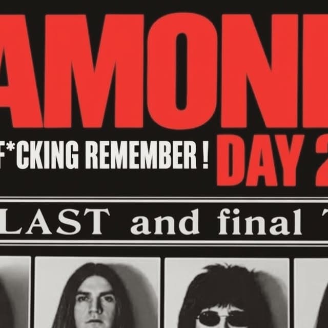 Flyer de It's Dead!, Ramonesmania e Adios Amigos Ramones