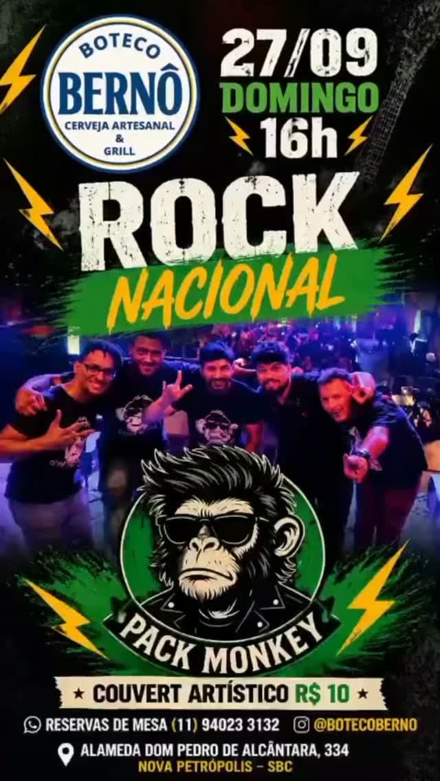 Flyer de Pack Monkey