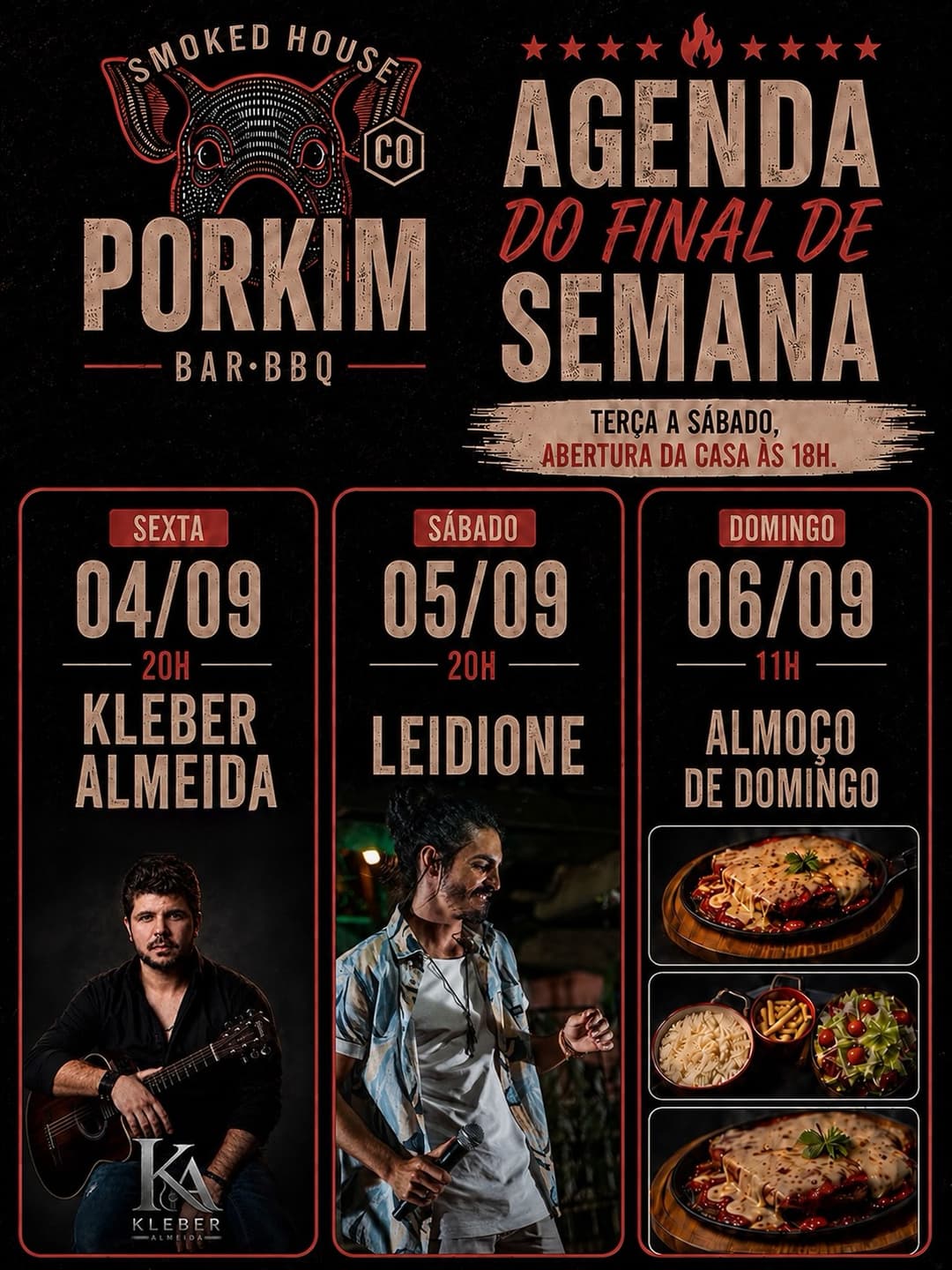 Flyer de Kleber Almeida