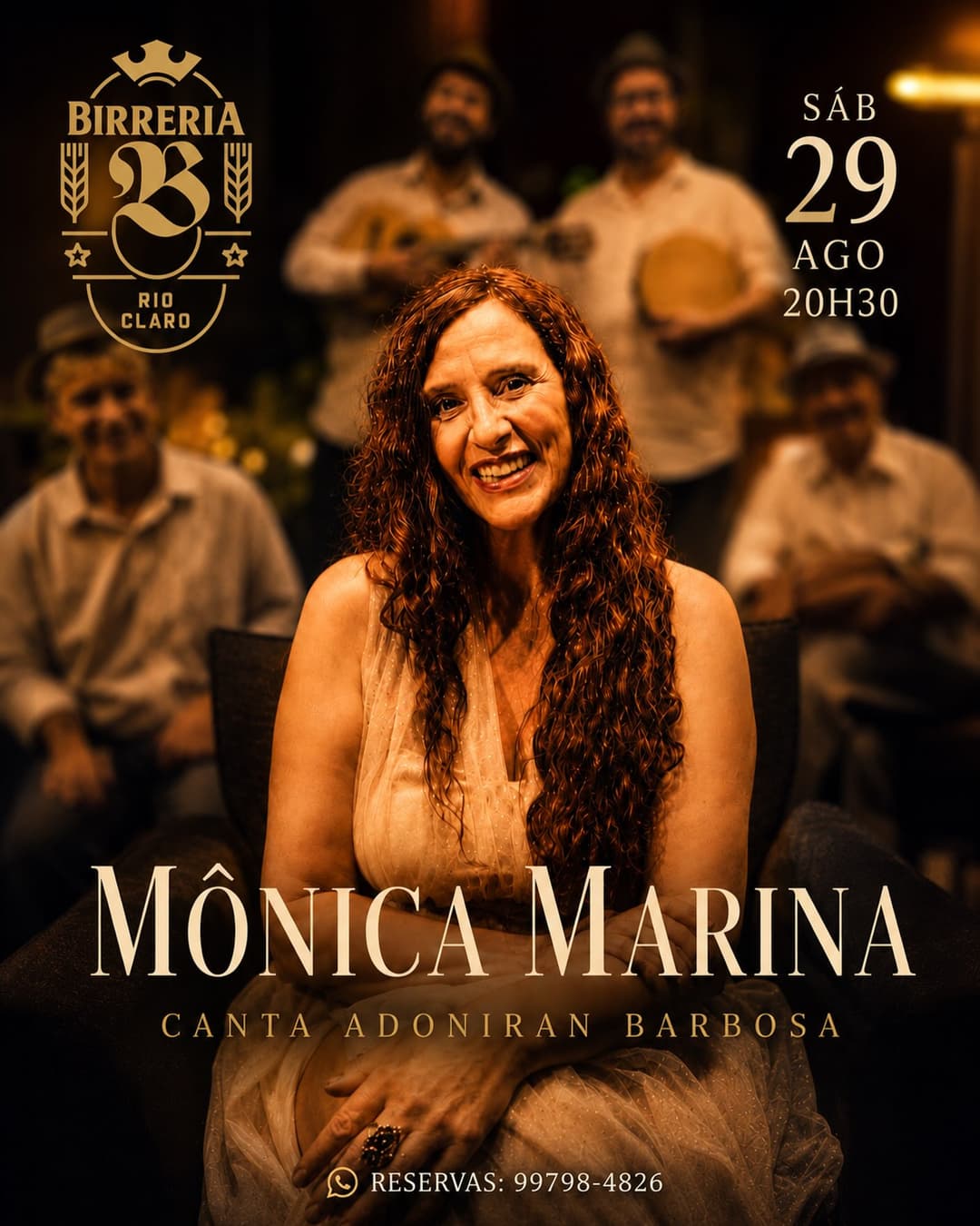 Flyer de Mônica Marina