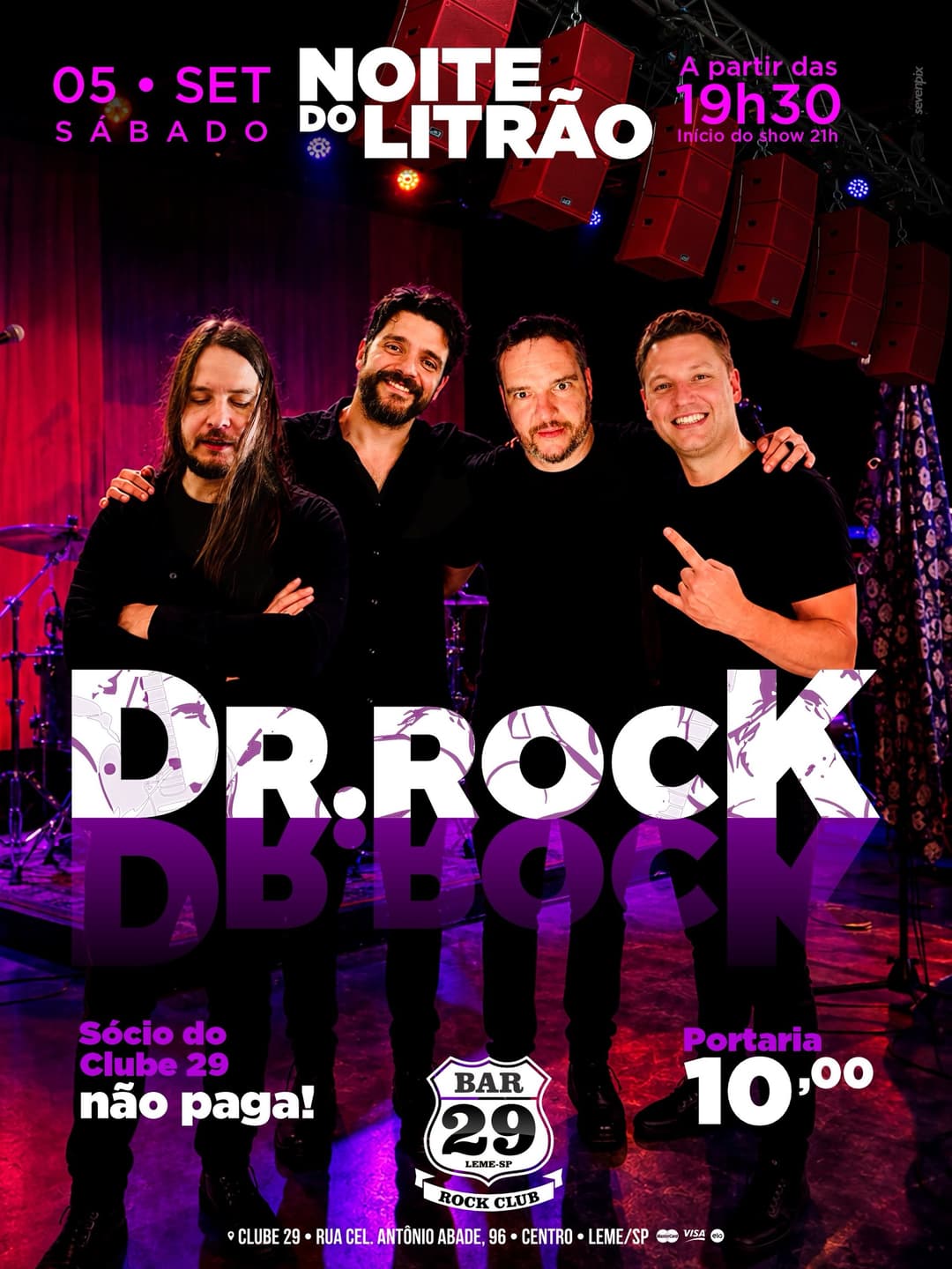 Flyer de Banda Dr. RocK