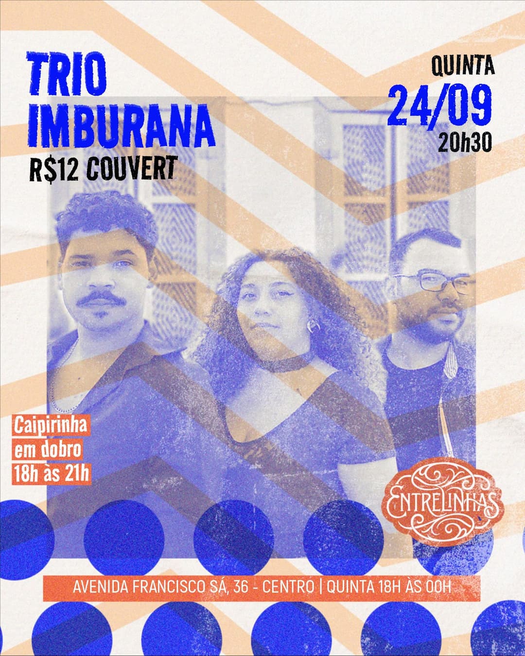 Flyer de Trio Imburana