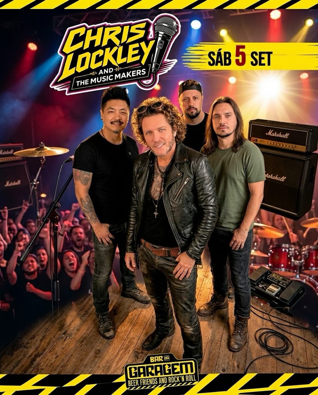 Flyer de Chris Lockley and the Music Makers