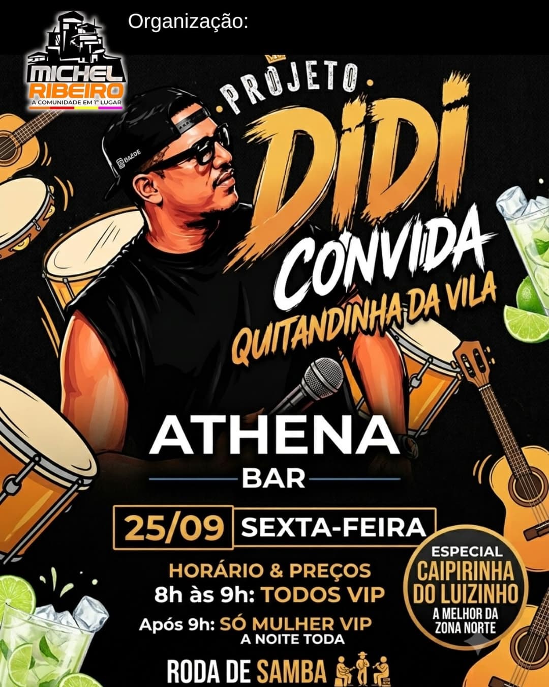 Flyer de Projeto Didi Convida
