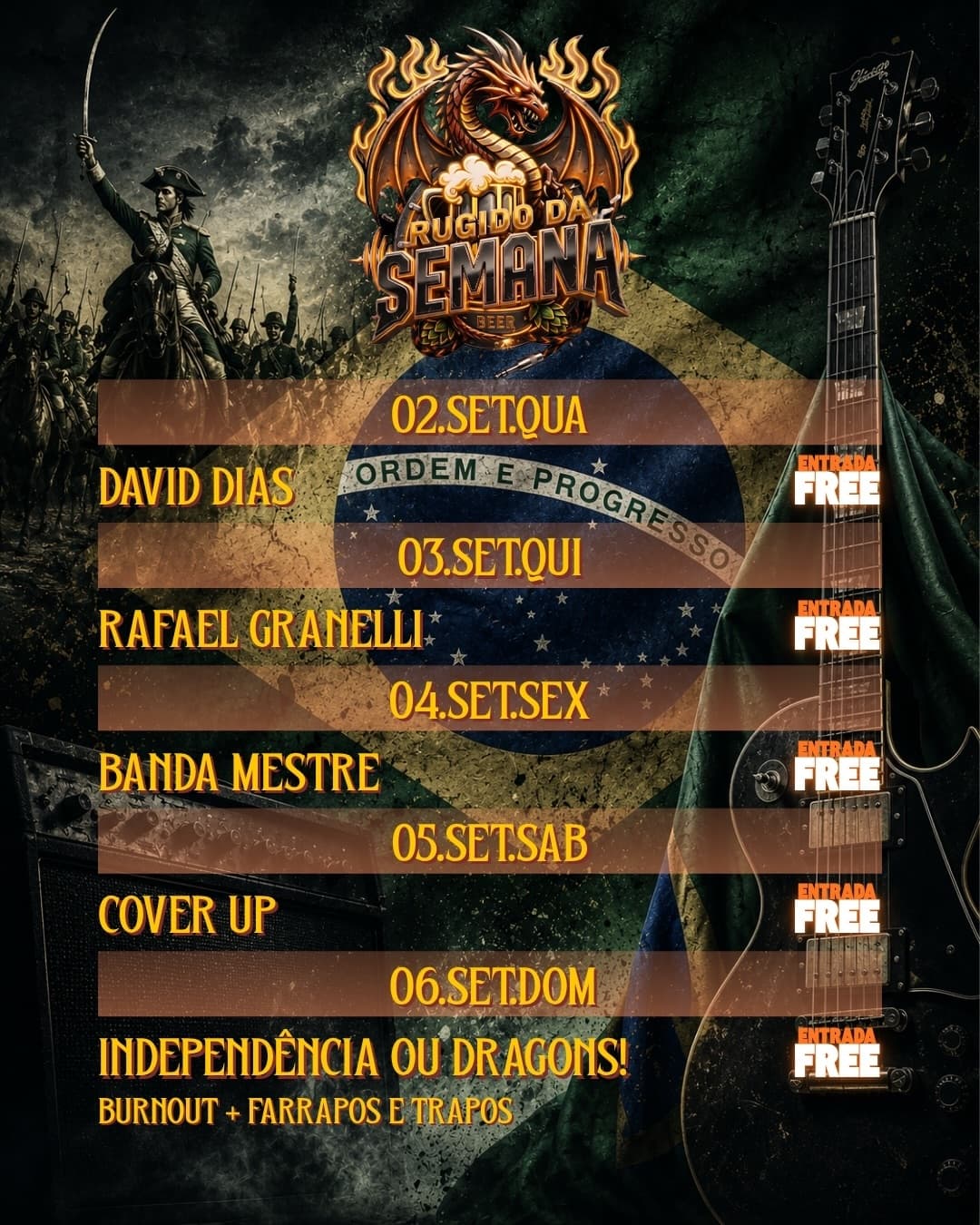 Flyer de Rafael Granelli