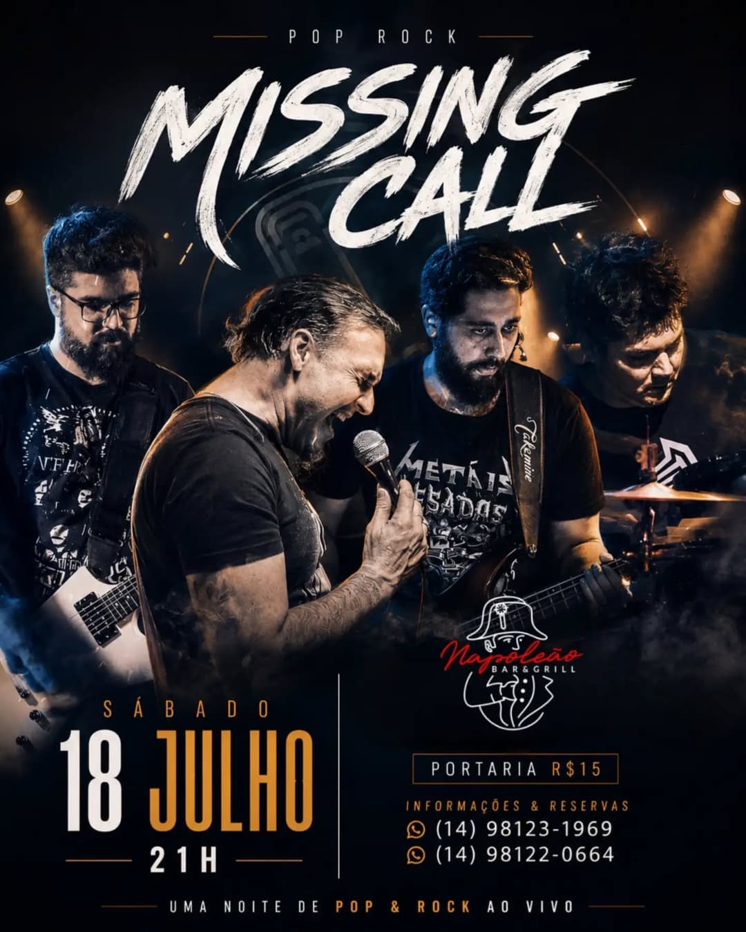 Flyer de Missing Call