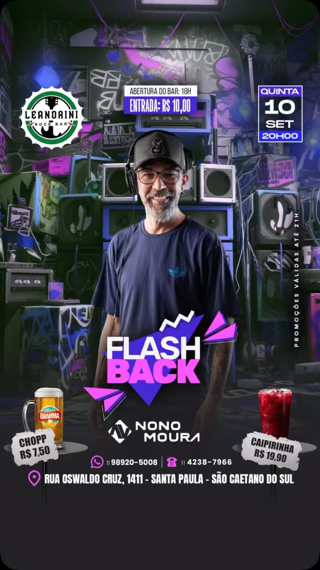 Flyer de Nonô Moura