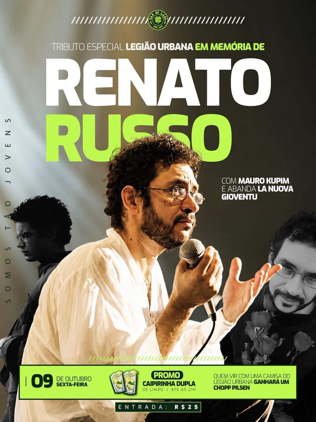 Flyer de Mauro Gerhardt Camboim e lanuovagioventu