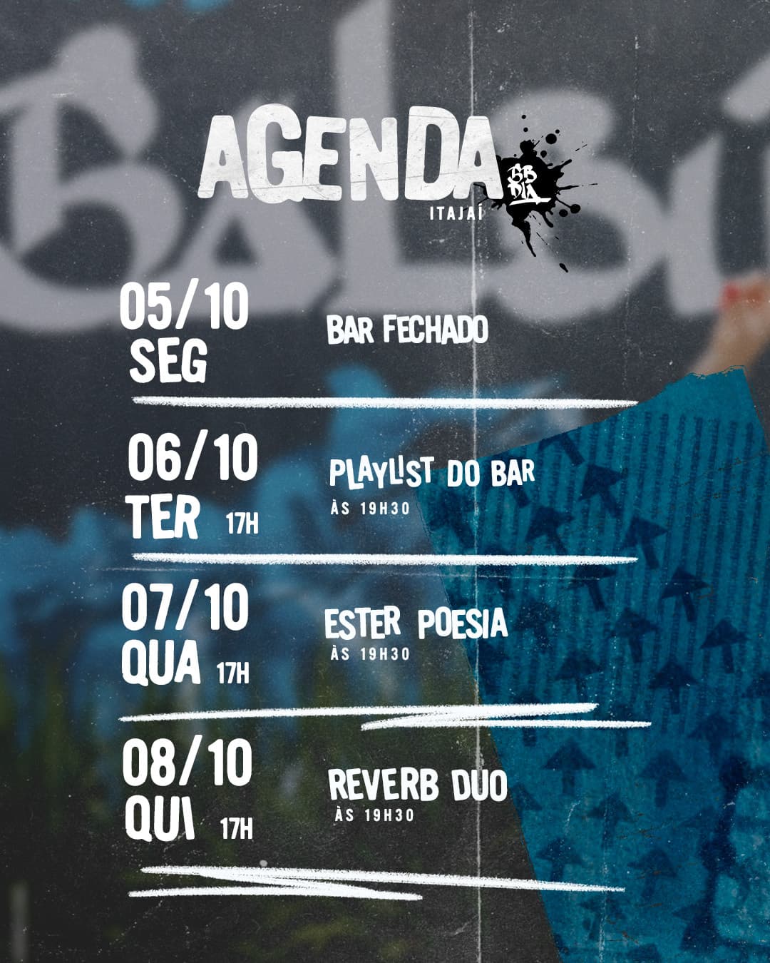 Flyer de Ester Poesia
