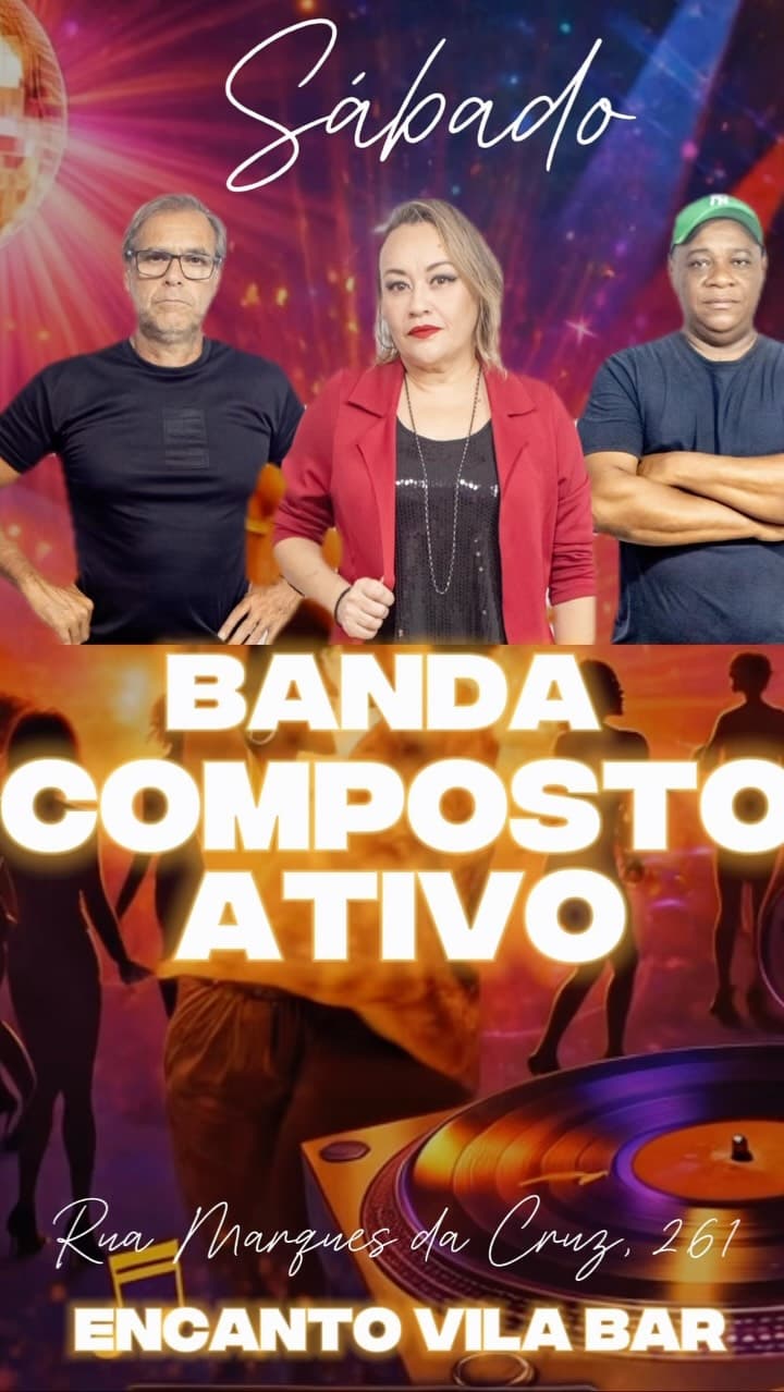 Flyer de Banda Composto Ativo