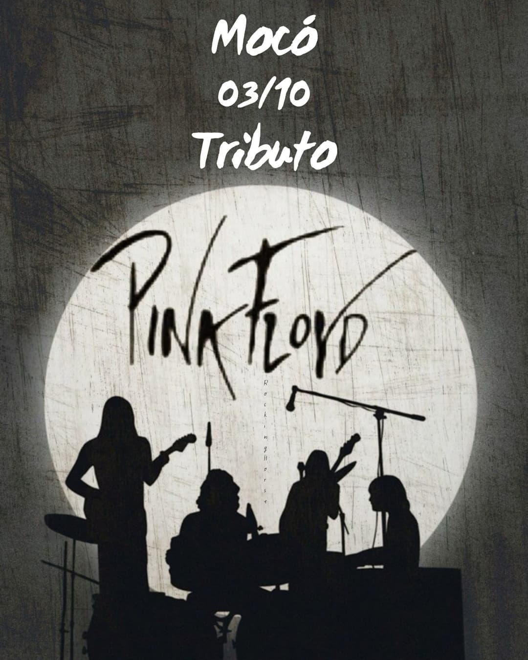 Flyer de Tributo Pink Floyd