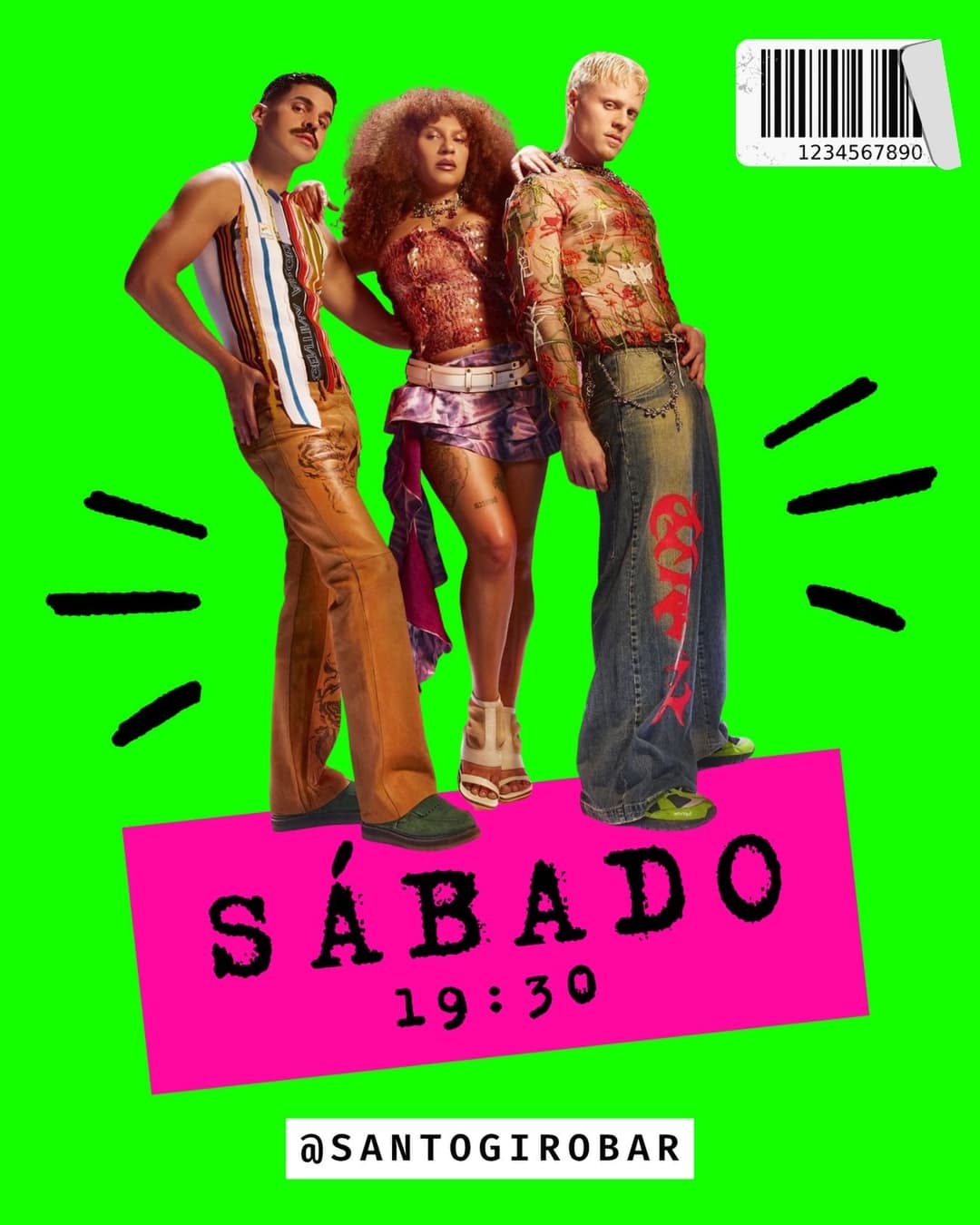 Flyer de Santo Giro