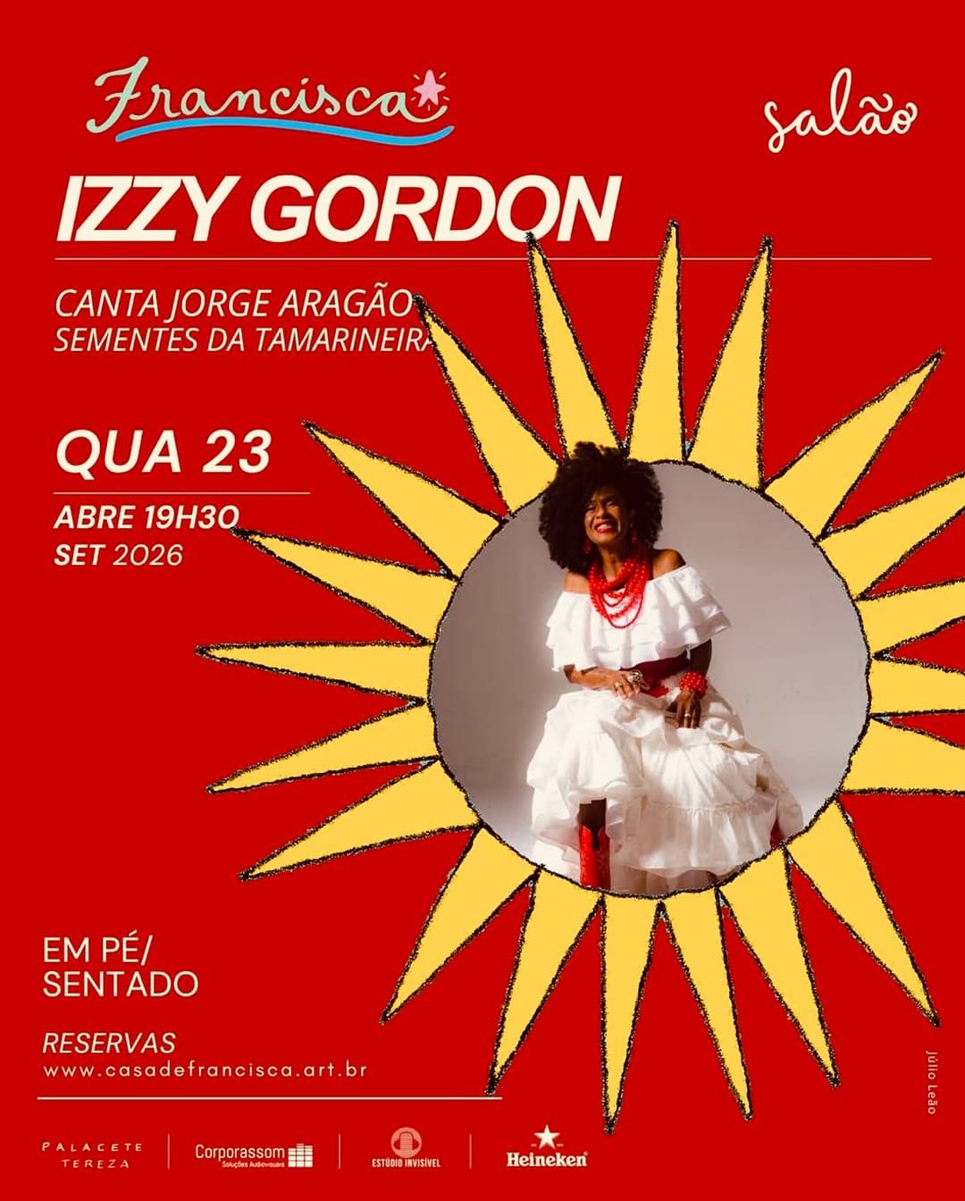 Flyer de Izzy Gordon