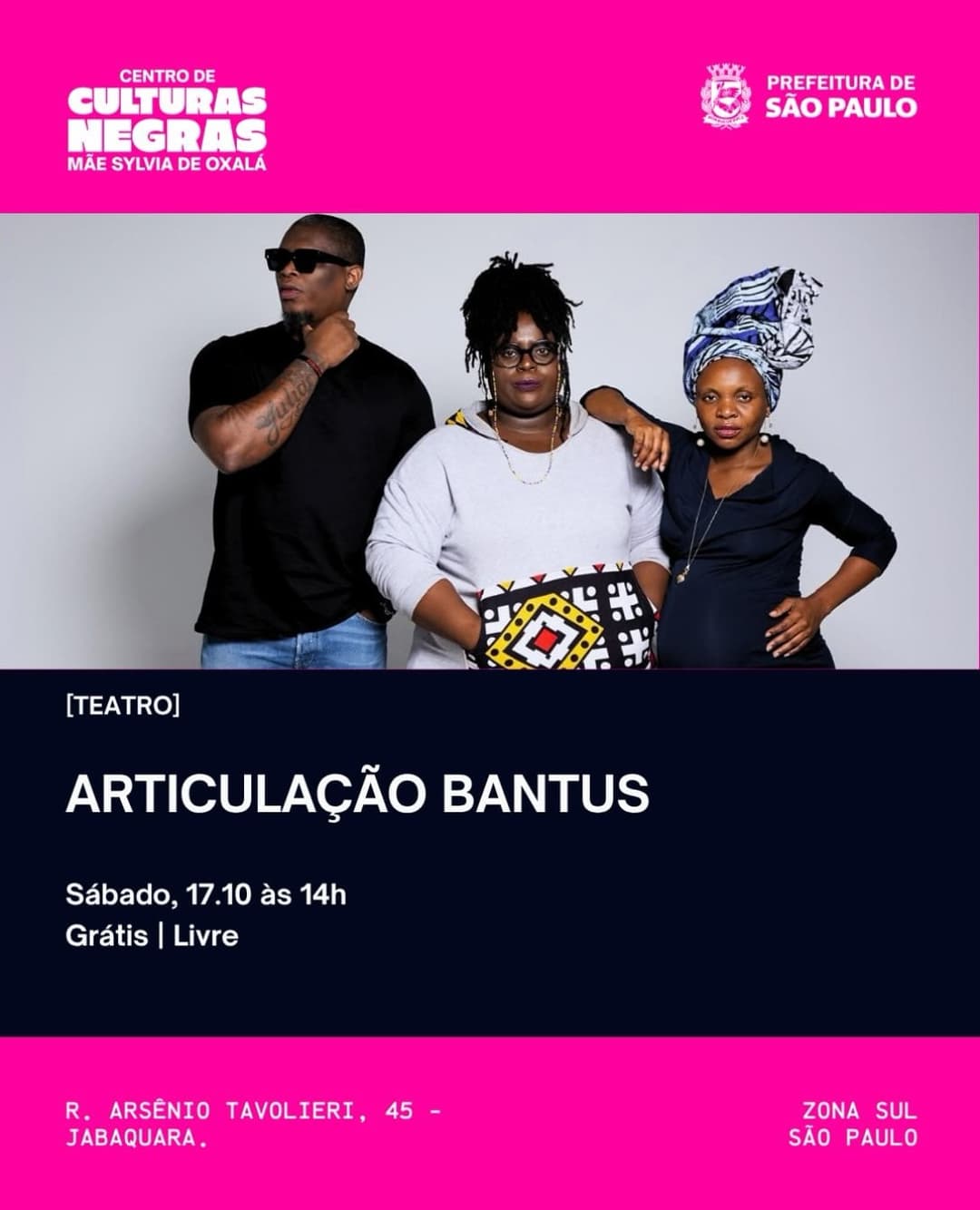 Flyer de Festa Bantu