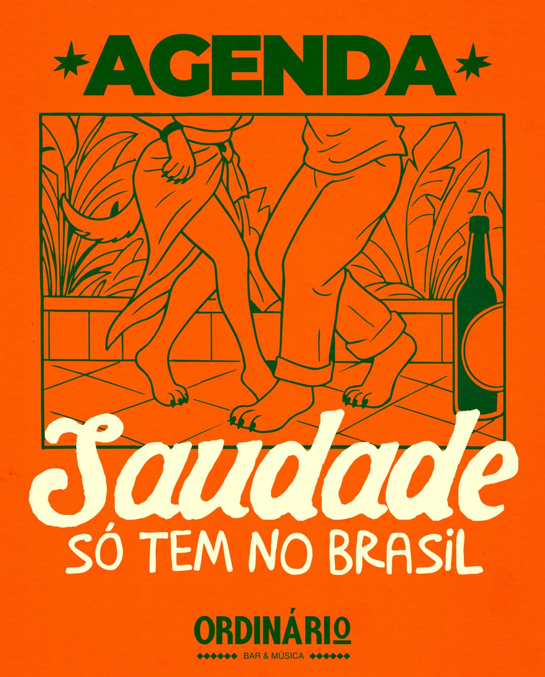 Flyer de Pé no Chão