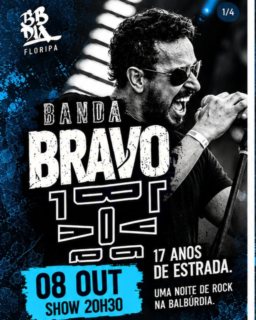 Flyer de Banda Bravo