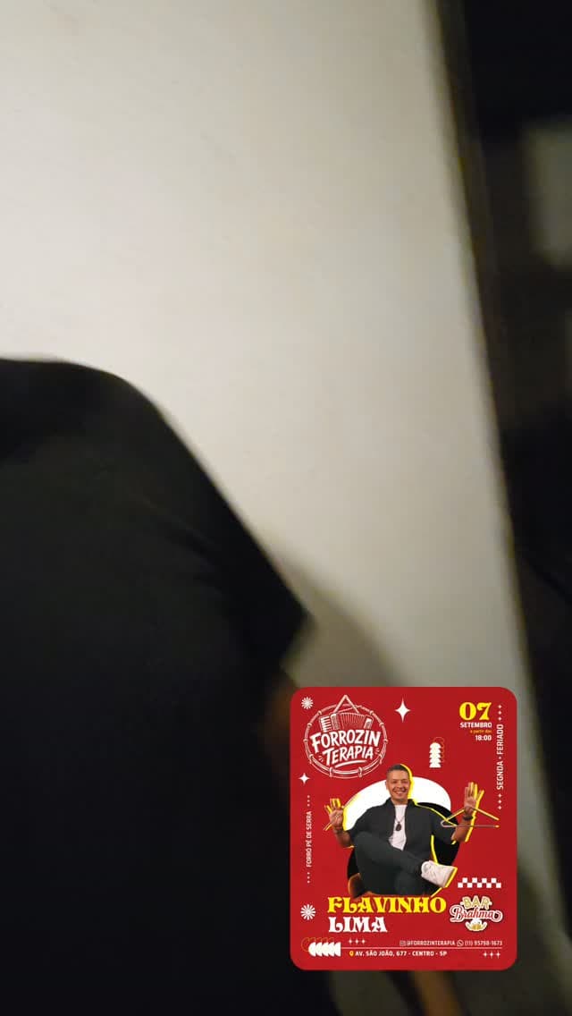 Flyer de Flavinho Lima