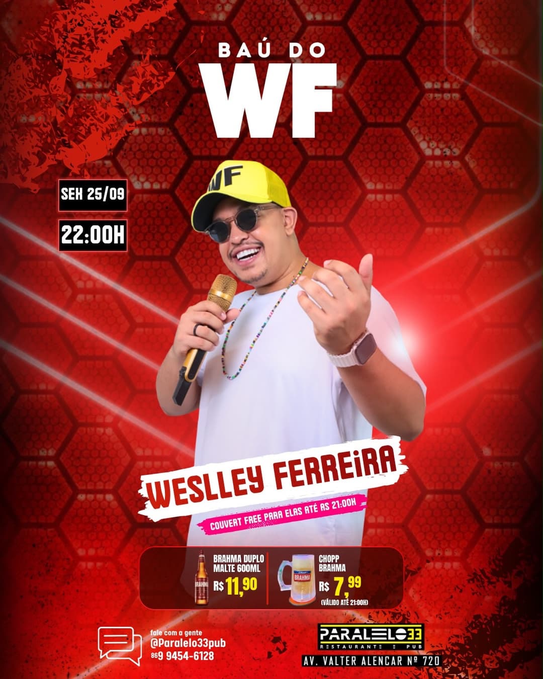 Flyer de Weslley Ferreira