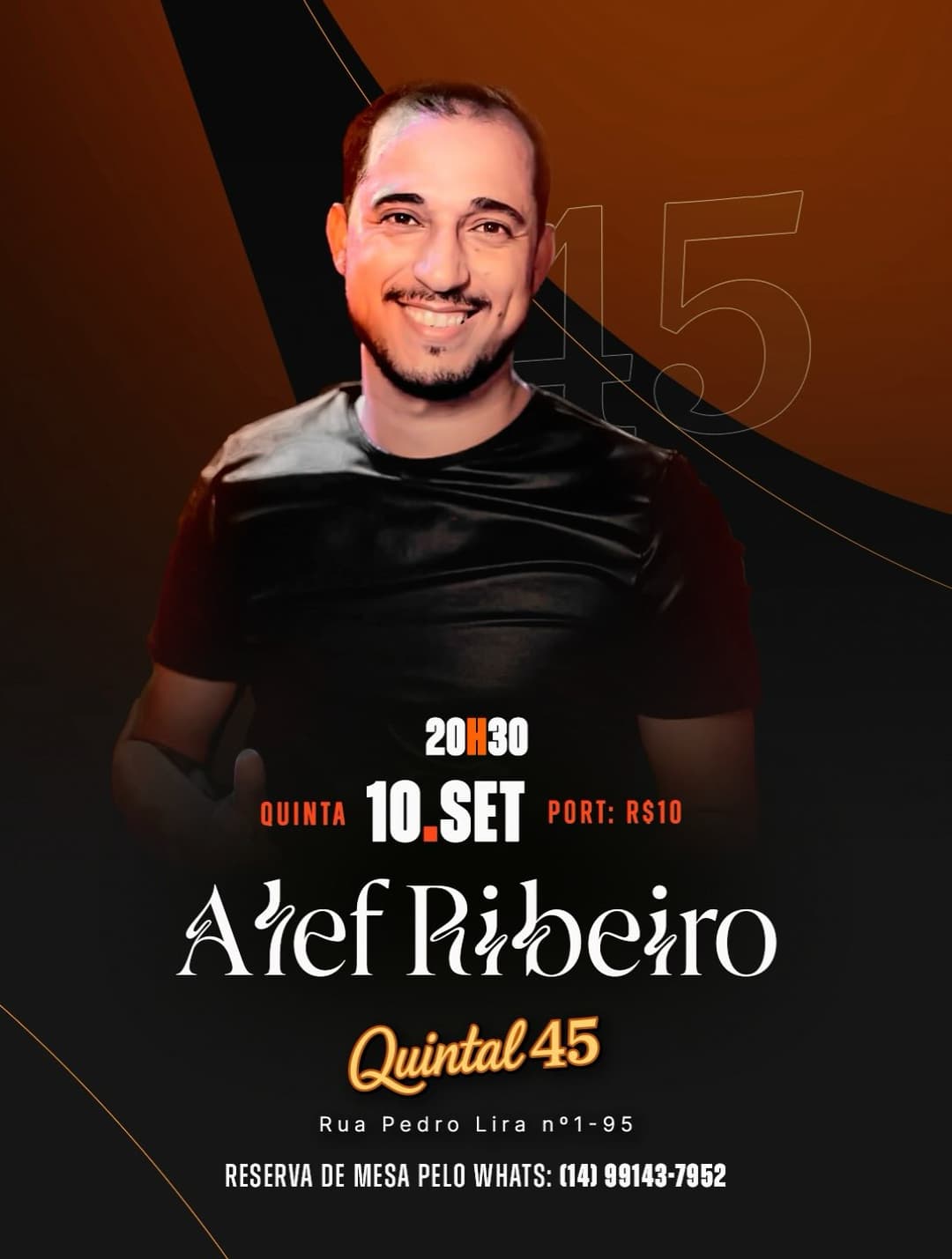 Flyer de Alef Ribeiro