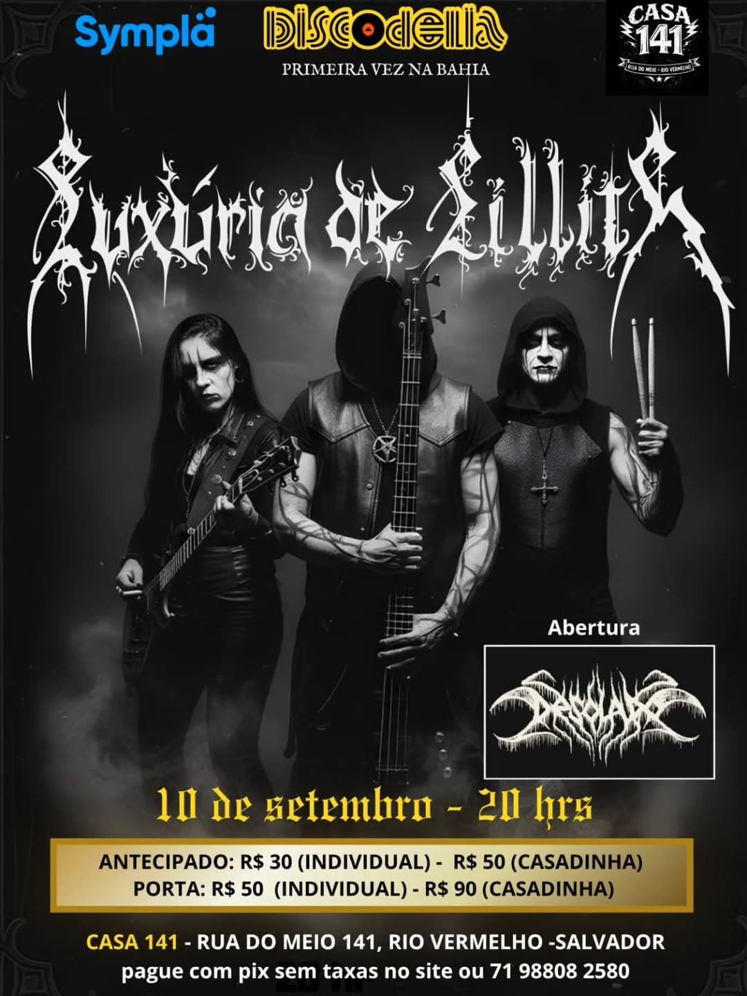 Flyer de Luxuria de Lillith