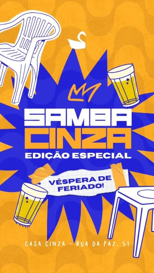 Flyer de Trio de Ferro, DJ Eric Borato e Atração Surpresa