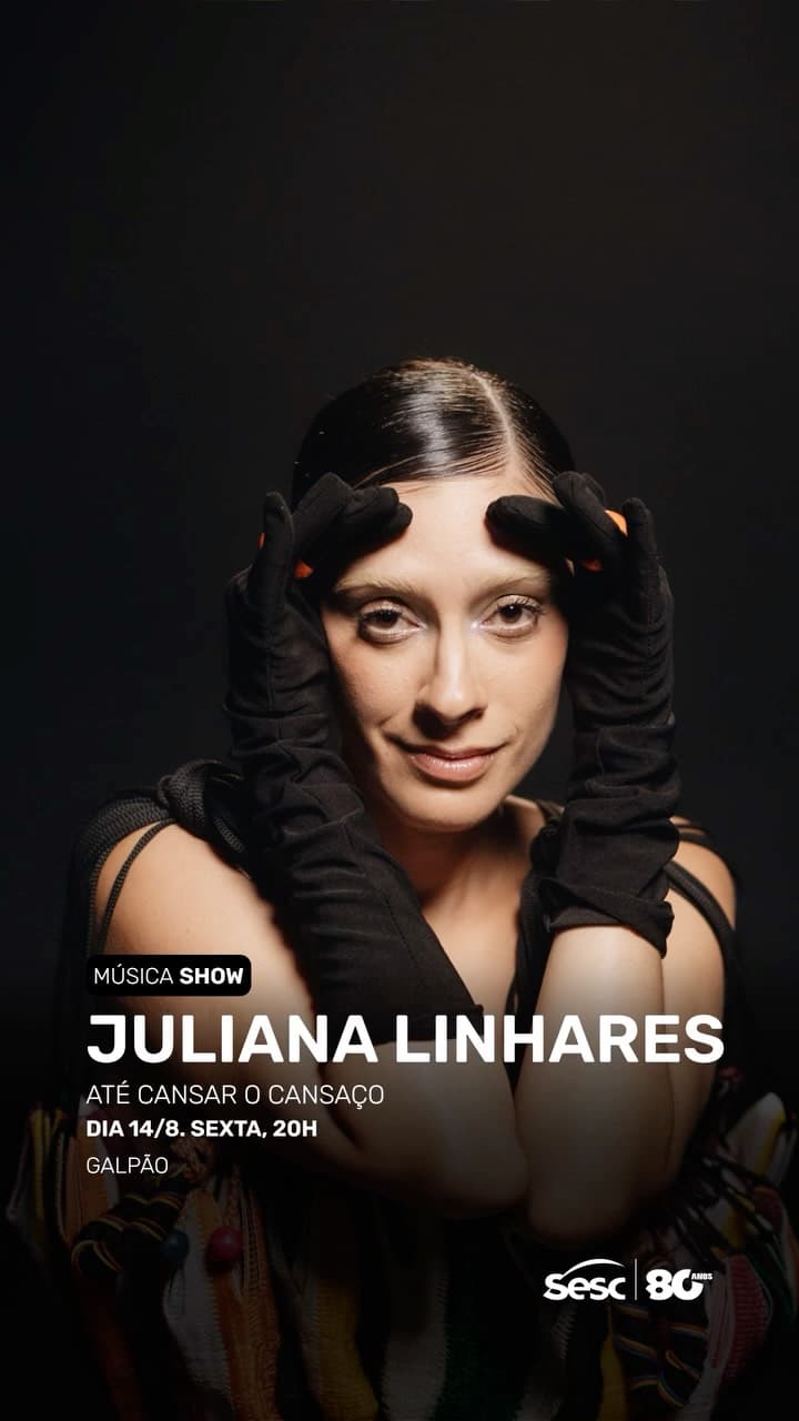 Flyer de Juliana Linhares