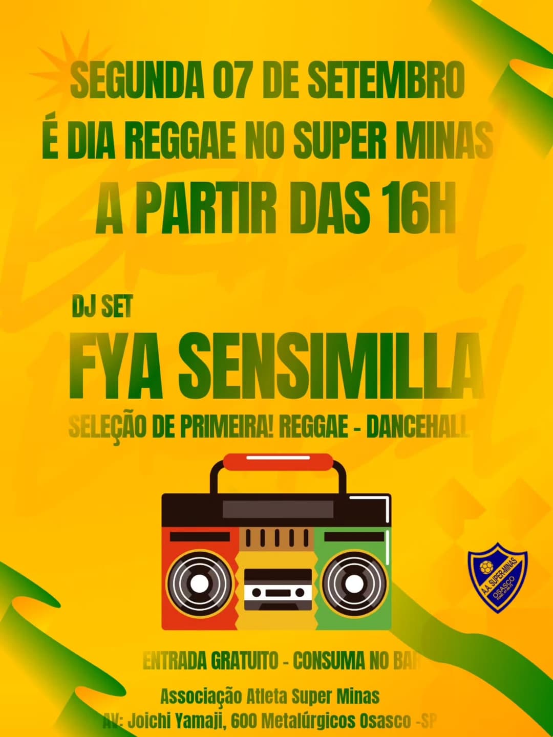 Flyer de Coletivo Fya Sensimilla