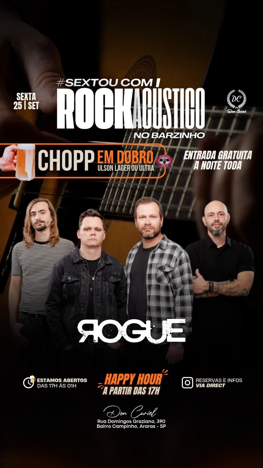 Flyer de Banda Rogue