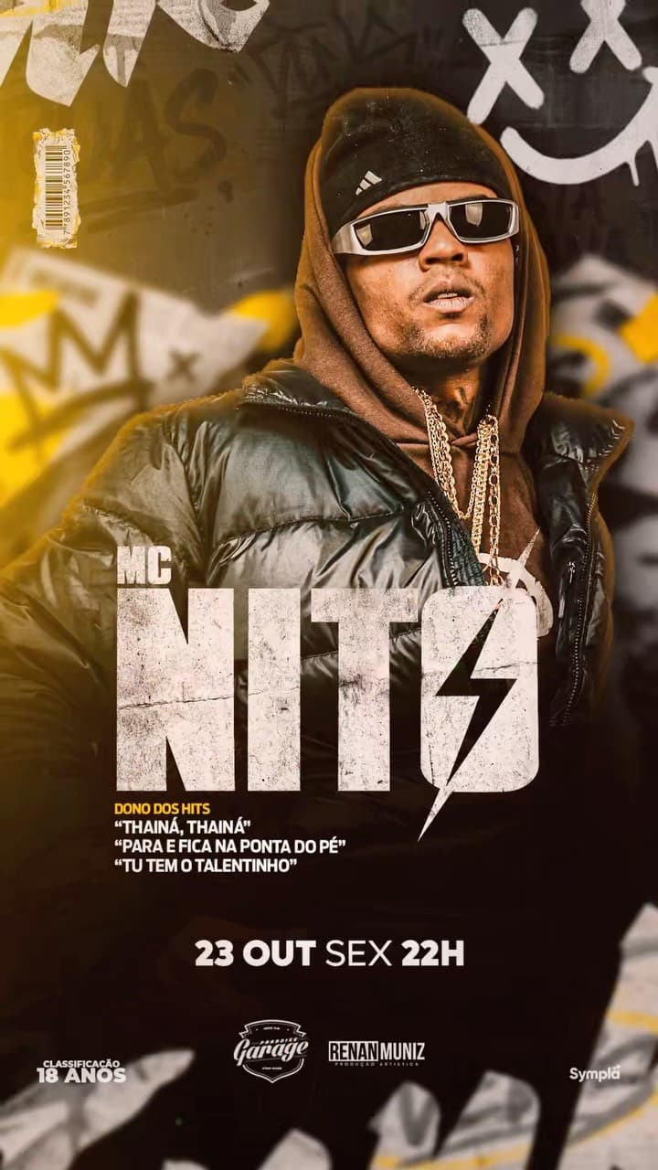 Flyer de MC Nito