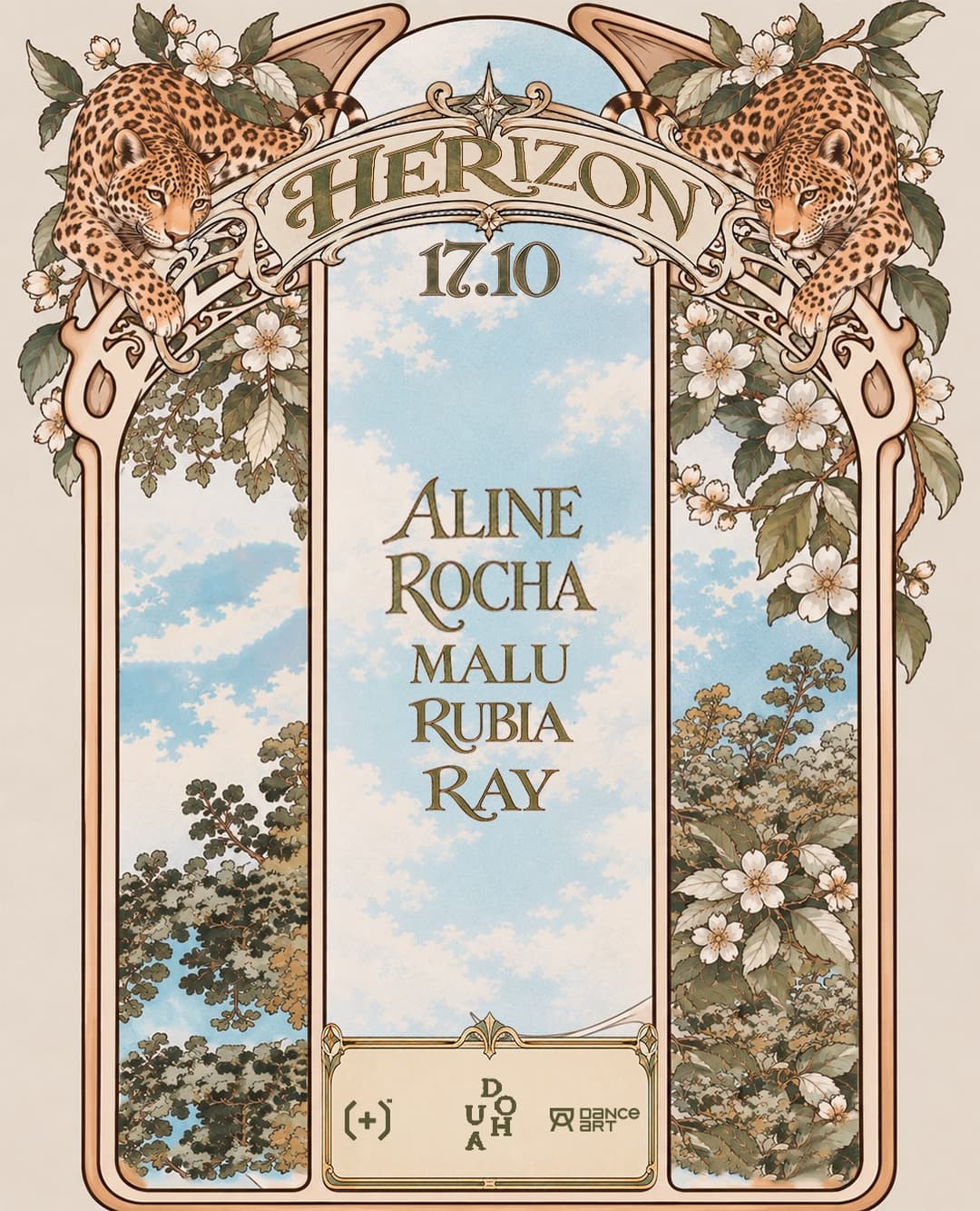 Flyer de Rubia, djalinerocha, malumalu____ e mais 3 artistas