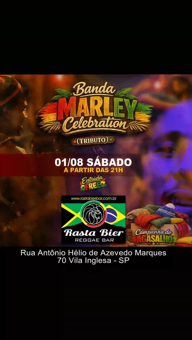 Flyer de Banda Marley Celebration