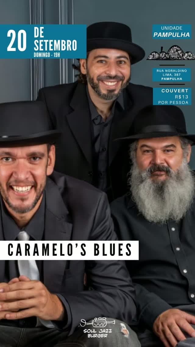 Flyer de Caramelo's Blues e Os Caramelos