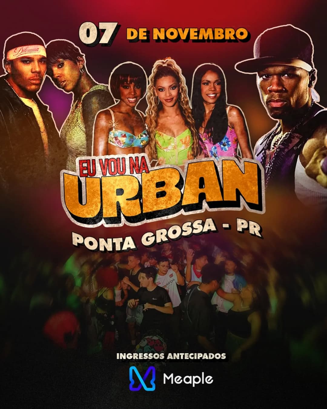Flyer de DJ Monkey e Dj Glazer
